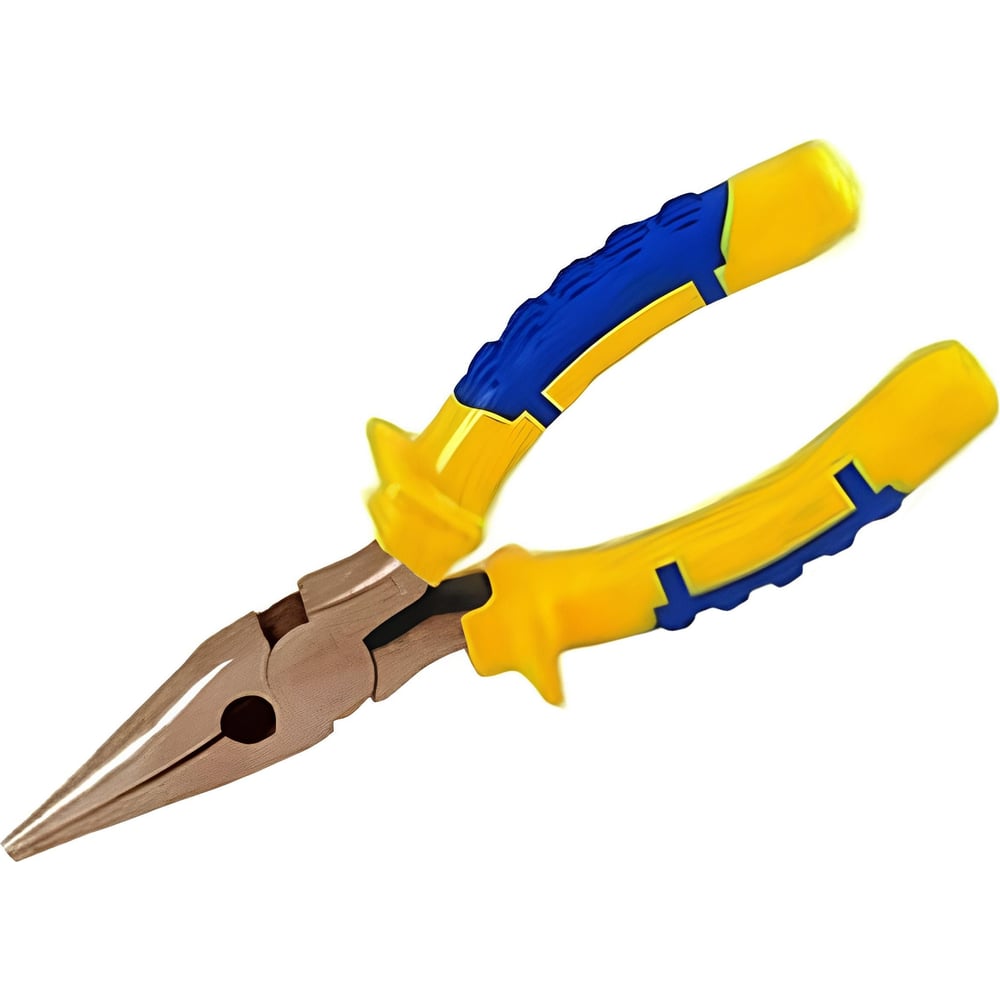 Изображение товара Радиотехнические плоскогубцы SITOMO 200 мм с удлиненными губками и двухкомпонентными рукоятками