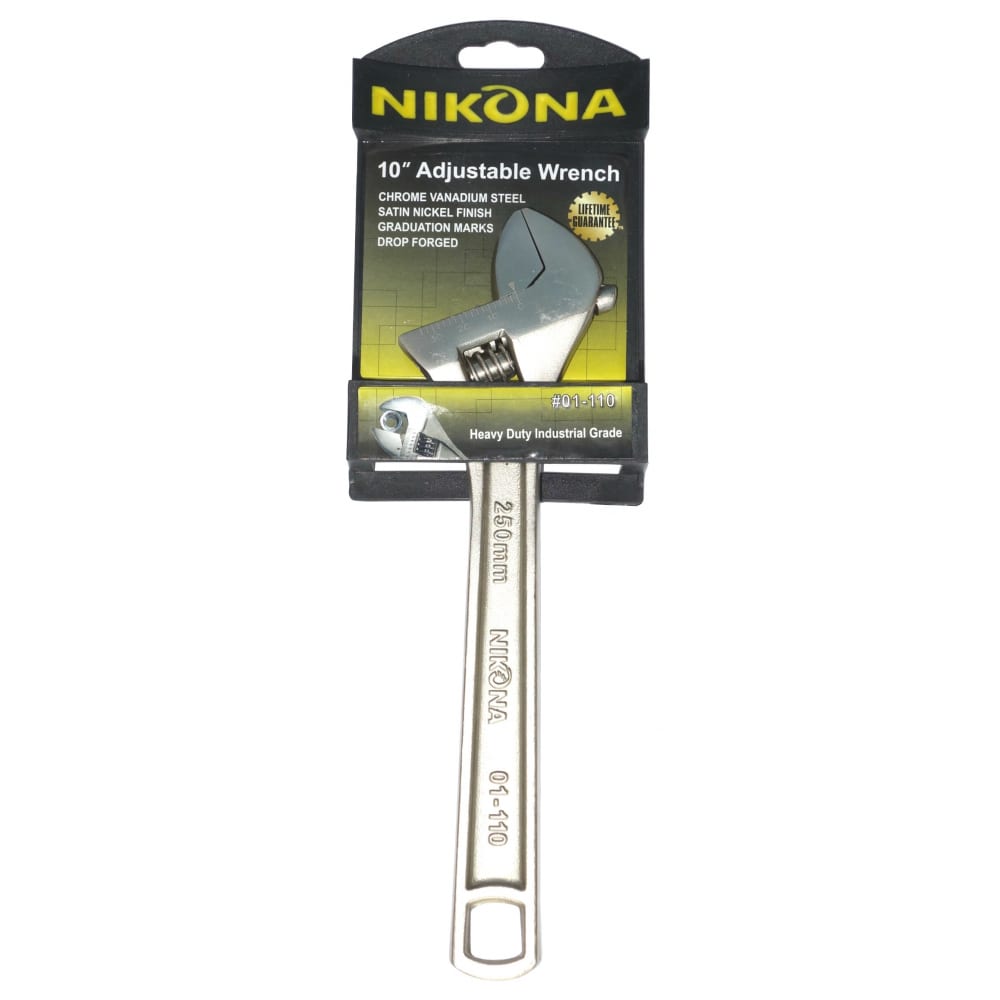 Профессиональный разводной ключ NIKONA ключ разводной gross 15568 200 мм crv тонкие губки защитные насадки