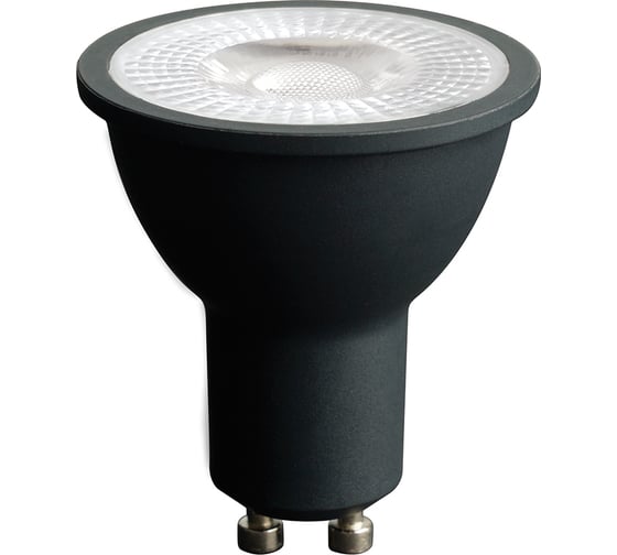 Изображение товара Лампа светодиодная FERON PRO LB-1607 GU10 7W 175-265V 2700K в черном корпусе, 48954