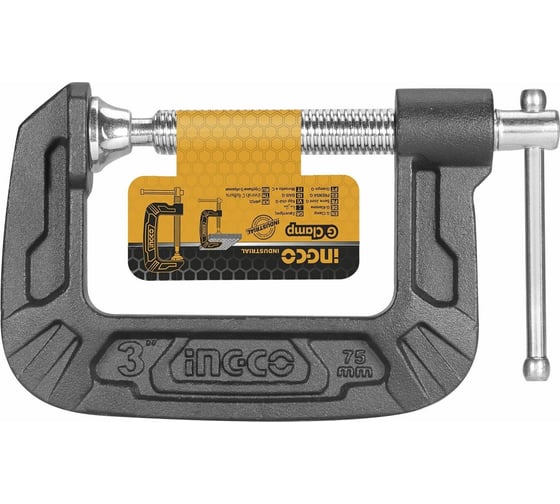 Изображение товара Струбцина G-типа INGCO 75 мм HGC0103