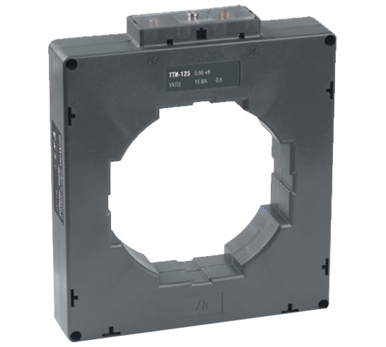 Изображение товара Трансформатор тока IEK ТТИ-125, 2000/5, класс 0.5, 15ВА ITT70-2-15-2000