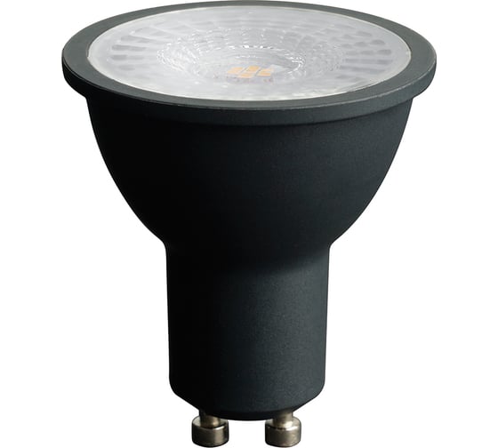 Изображение товара Лампа светодиодная FERON PRO LB-1607 GU10 7W 175-265V 4000K в черном корпусе, 48957