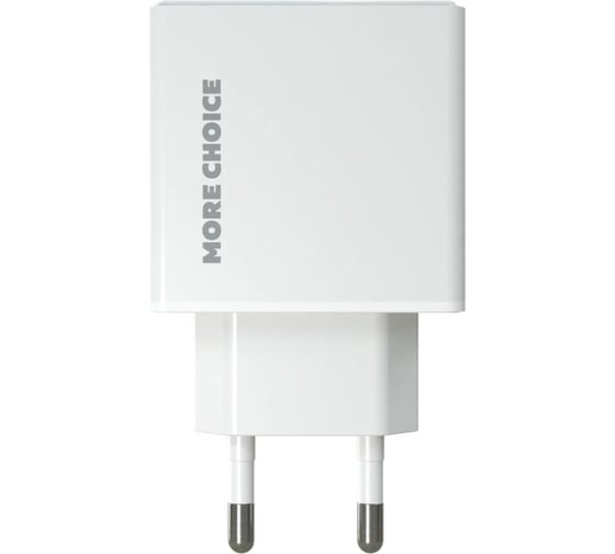 Изображение товара Зарядное устройство для телефона More Choice быстрая зарядка Lightning NC60i White