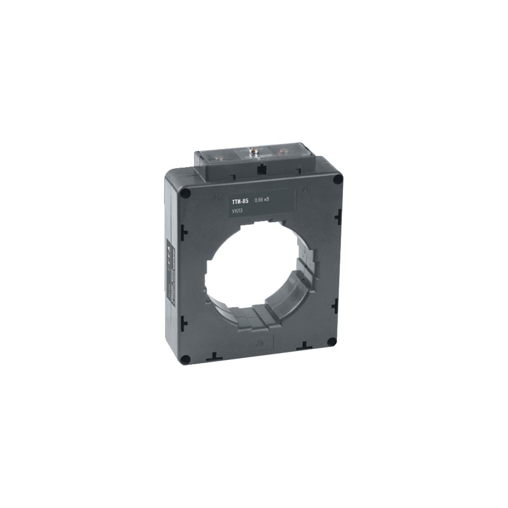 Изображение товара Трансформатор тока IEK ТТИ-85 750/5 класс 0.5 15ВА для электротехники