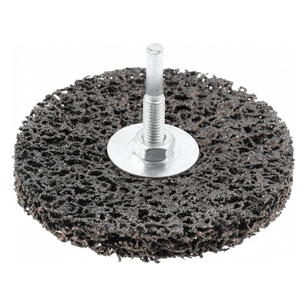 Изображение товара Круг шлифовальный из нетканого материала 100 мм, со стержнем 6 мм HOEGERT TECHNIK HT8D195