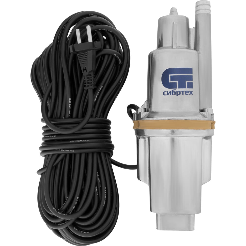 Изображение товара Вибрационный насос СИБРТЕХ СВН300-25 кабель 25 м 99303