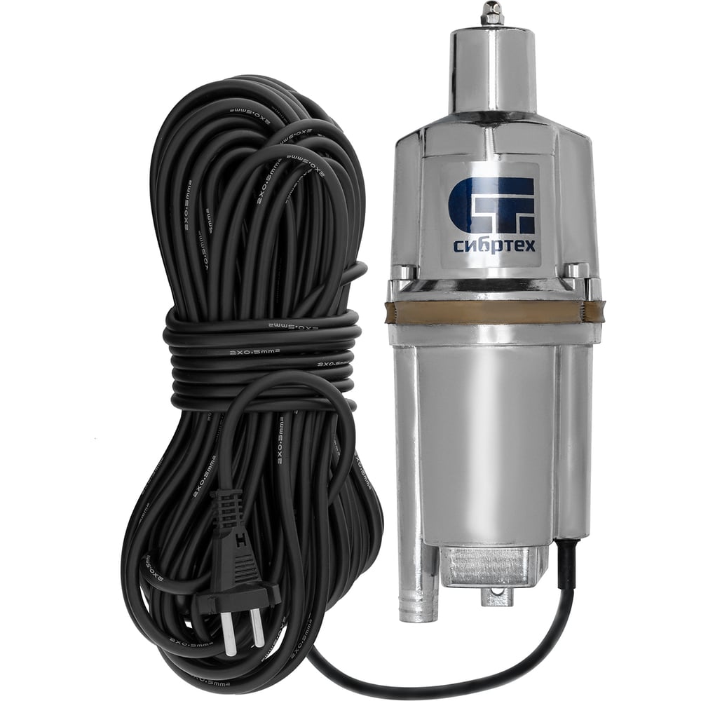Изображение товара Вибрационный насос СИБРТЕХ СВН300Н-15 кабель 15 м бытовой колодезный