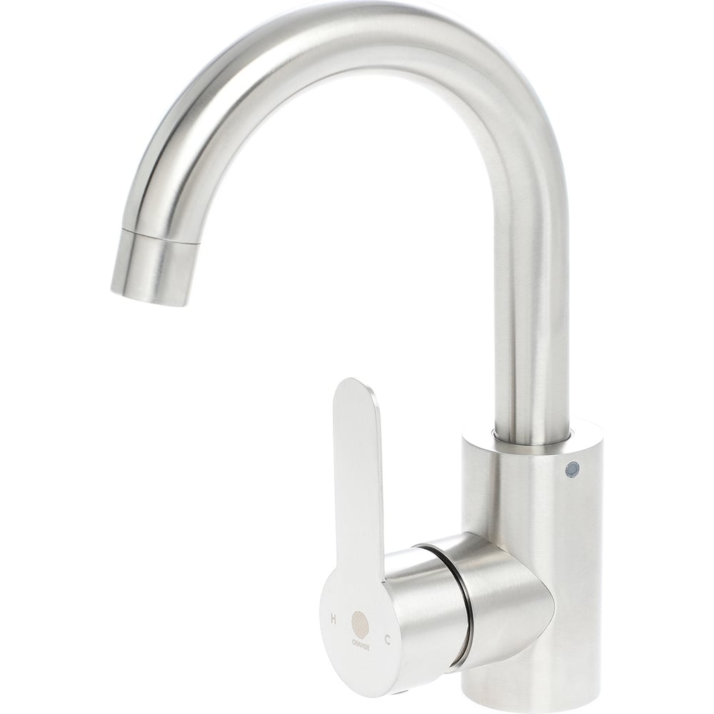 Изображение товара Смеситель для раковины ORANGE Steel никель однорычажный M99-011ni