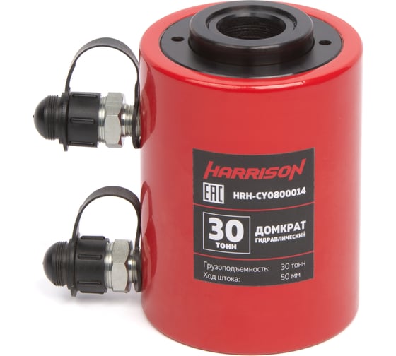 Изображение товара Гидравлический цилиндр Harrison (домкрат) двухполостной с полым штоком 30 тонн HRH-CY0800014