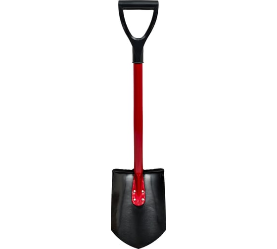 Изображение товара Штыковая укороченная стальная лопата с металическим черенком и ручкой Gigant SH-14