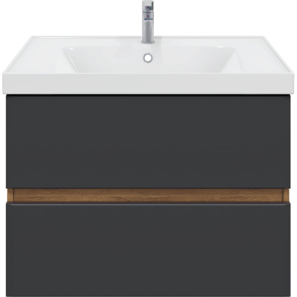 Изображение товара Подвесная тумба для ванной комнаты Sanstar Graffa 70 с раковиной Грейс 70