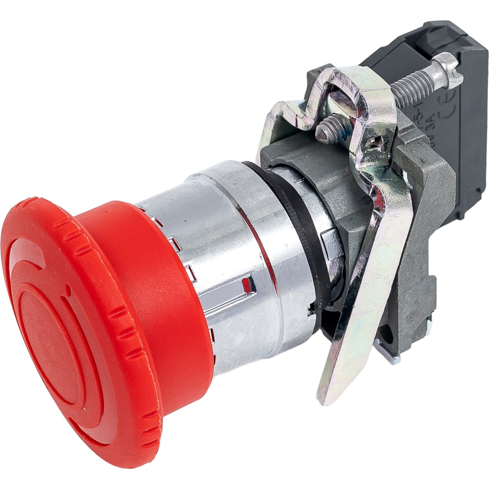 Изображение товара Кнопка аварийного останова Systeme Electric SB4 22мм, металл, красный