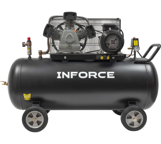 Изображение товара Ременной компрессор (200 л; 10 бар; 580 л/мин) Inforce BCX-200L-3P