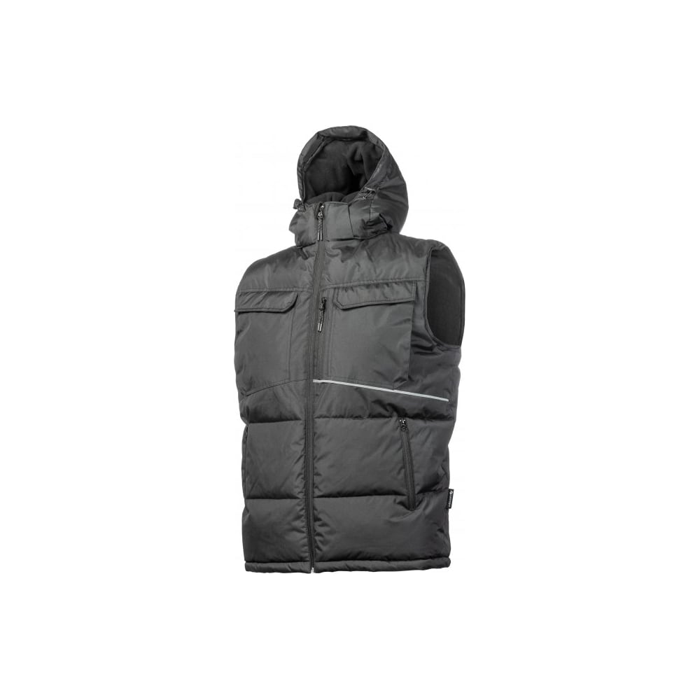 Изображение товара Утепленный жилет с капюшоном HOEGERT TECHNIK BORGER черный XL утеплитель синтетика