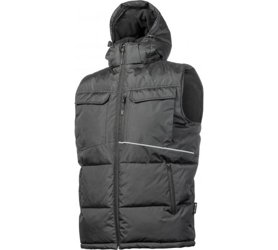 Изображение товара Жилет утепленный с капюшоном HOEGERT TECHNIK BORGER черный 2XL (56) HT5K920-2XL