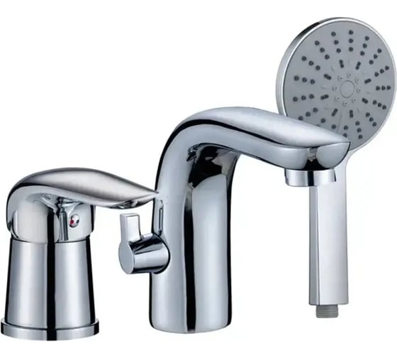 Изображение товара Смеситель на борт ванны ORANGE Otto хром М22-333cr