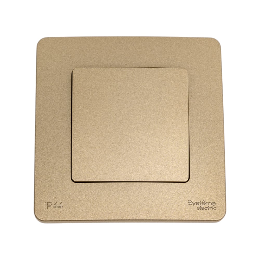 Изображение товара Переключатель Systeme Electric Blanca скрытая установка Титан 1 клавишный,IP44, (сх.6), 10A, 250В BLNVS410604