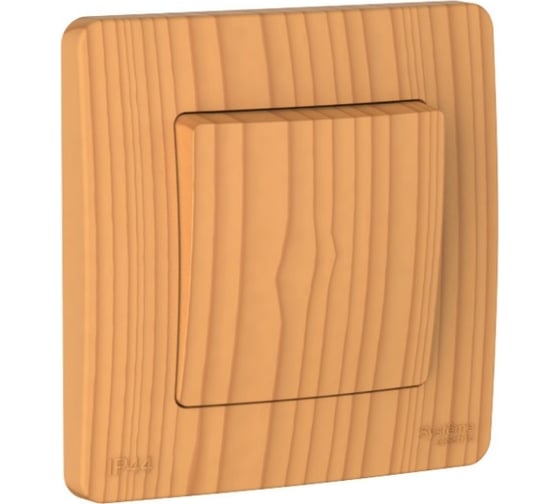 Изображение товара Переключатель Systeme Electric Blanca скрытая установка Ясень 1-клавишный IP44 (сх.6), 10A, 250В BLNVS410605