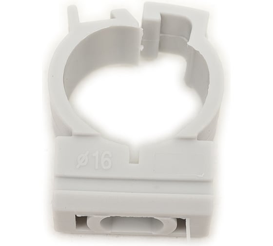 Изображение товара Держатель с фиксатором Greenel для труб D16 мм 100шт GE50180