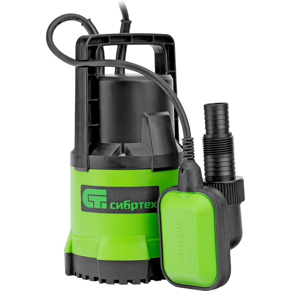 Изображение товара Дренажный насос для чистой воды СИБРТЕХ СДН500-5 97262 бытовой погружной эффективность