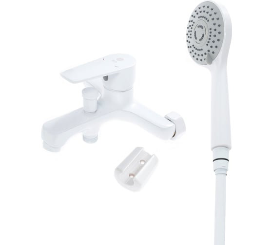 Изображение товара Смеситель для ванны ORANGE Loop белый M26-100w