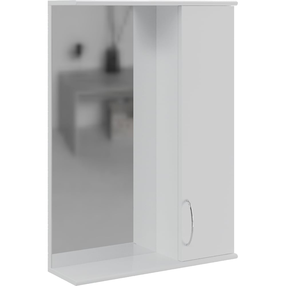 Изображение товара Зеркальный шкаф ORANGE Роса белый глянец Ro-50ZSW для ванной современной стили