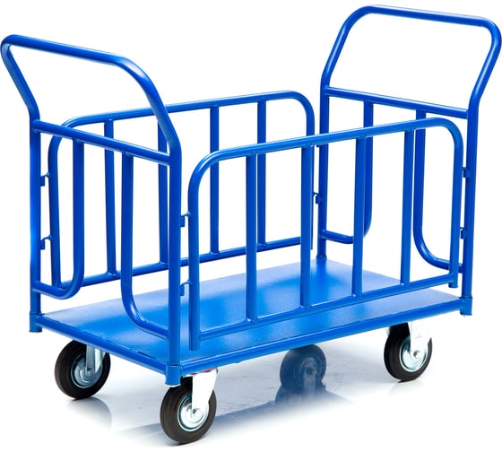 Изображение товара Тележка Стелла-техник платформенная, с бортами, 800х1200мм, КПО-500Т-150-И