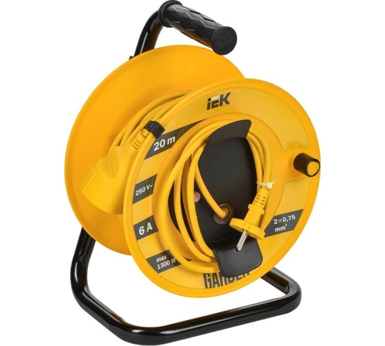 Изображение товара Катушка IEK GARDEN УК20 1 место 2P 2x0,75мм2 20м GD-KP40-06-01-20