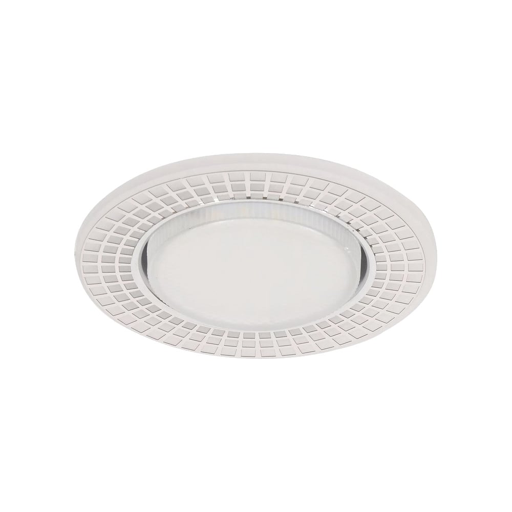 фото Встраиваемый светильник imex gx53+led 4w 4000k, акрил ch/wh+ch il.0031.0602