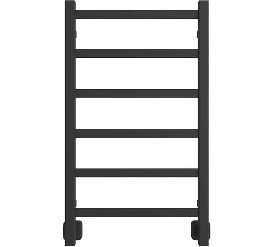 Изображение товара Полотенцесушитель Двин J plaza 80/50 ВодянойК8 квадрат Чёрный матовый 4657812410846