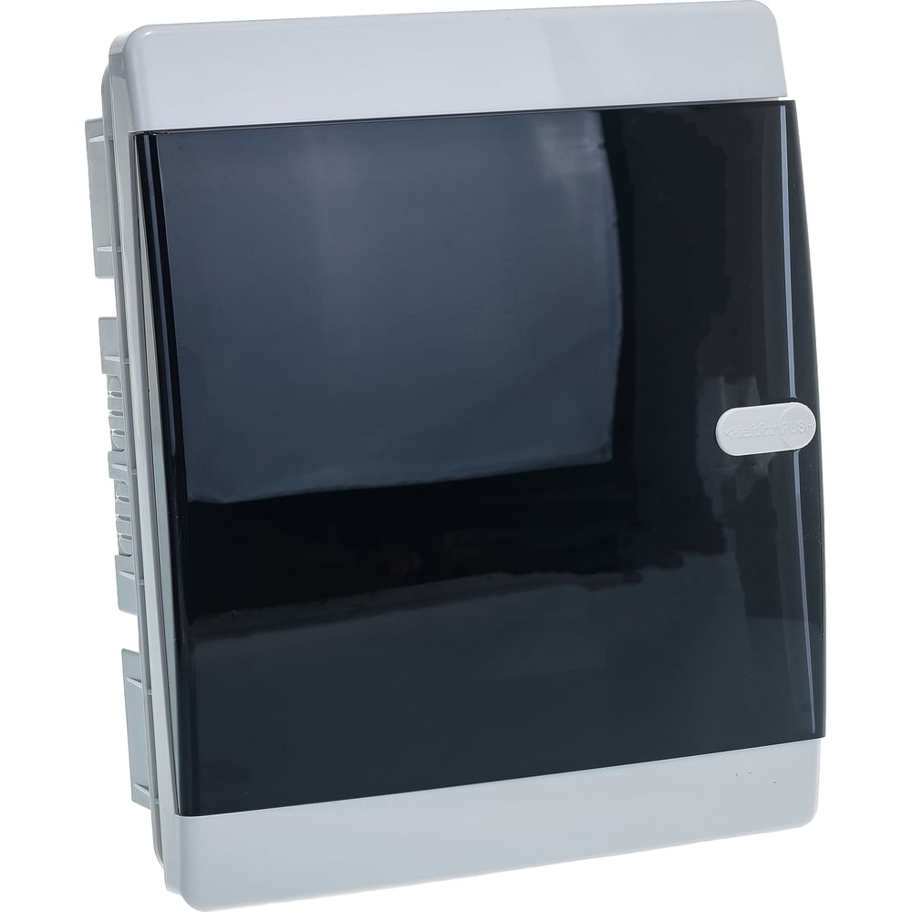 фото Встраиваемый щит tekfor 18 модулей, ip41, прозрачная черная дверца cvk 40-18-1 01-05-007