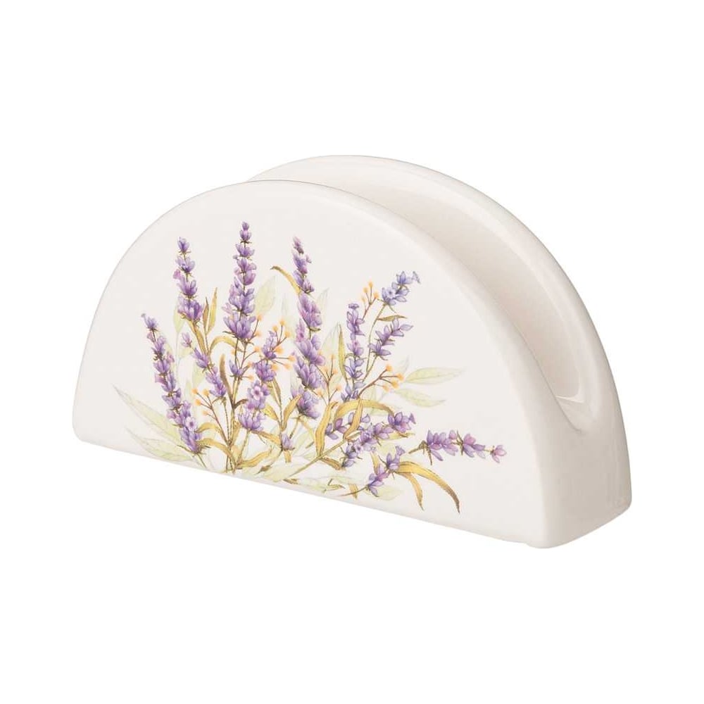 Изображение товара Салфетница Agness Душа Прованса 13,5x4x7 см керамика дизайн цветы