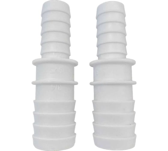 Изображение товара Коннектор для шланга 12-19 мм, пластиковый, 2 шт Профитт 1895915