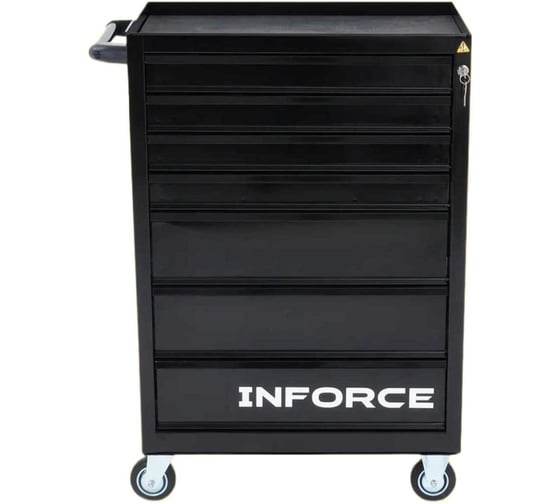 Изображение товара Инструментальная тележка Inforce 7 ящиков, габариты без упаковки 755х465х935мм, 07-01-18