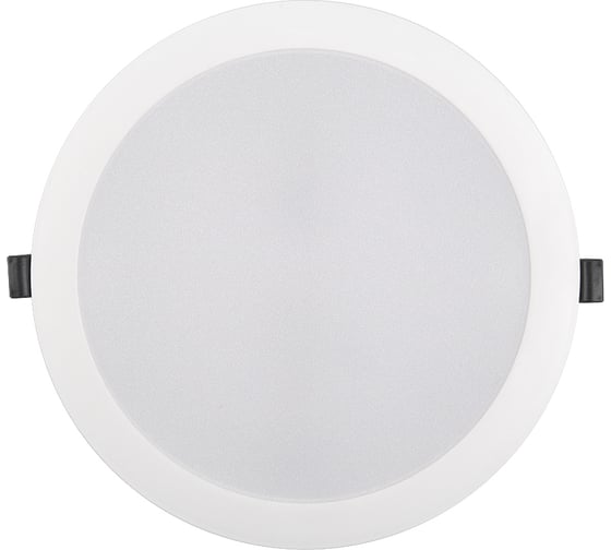 Изображение товара Светильник встраиваемый светодиодный General Lighting Systems  24Вт, 2530Лм, 6500К, Холодный белый свет, Круг, 220х30м GLP-RW3-24BT-220-6 412410