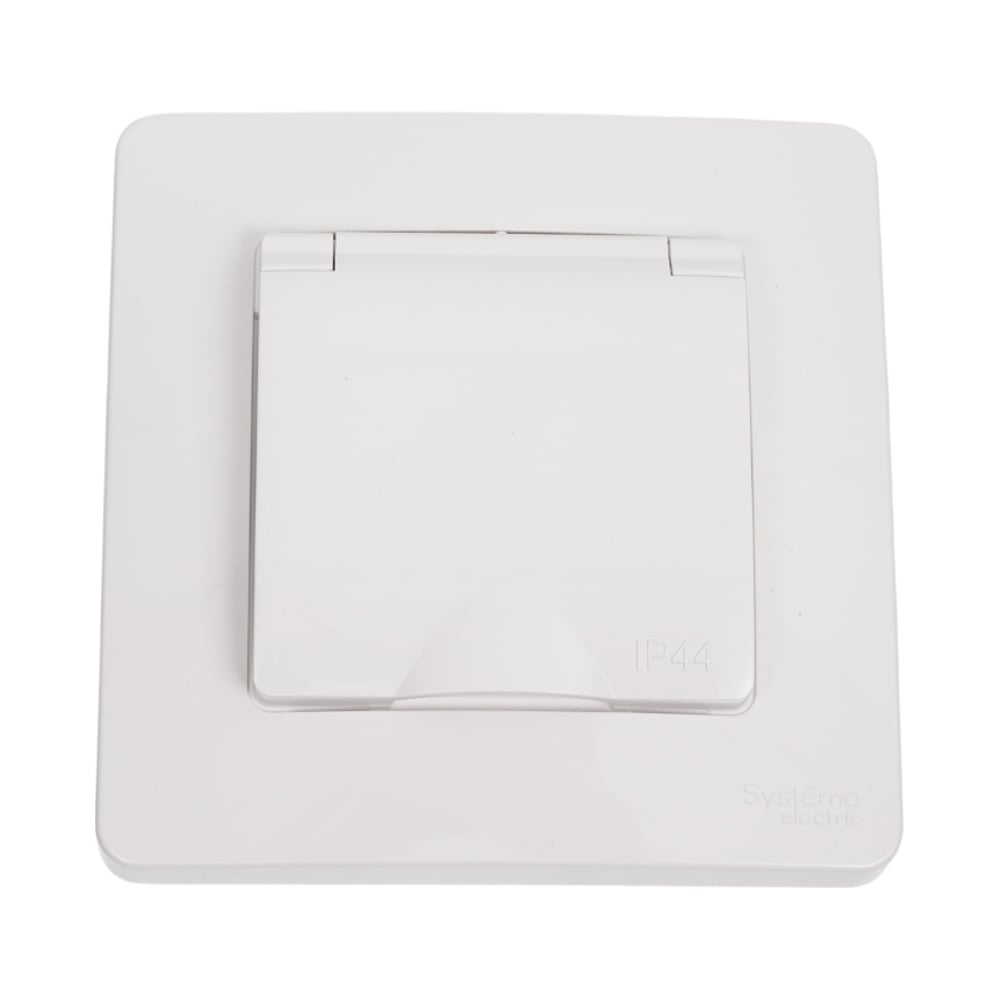 Изображение товара Розетка Systeme Electric Blanca скрытая установка белая IP44 16А 250В
