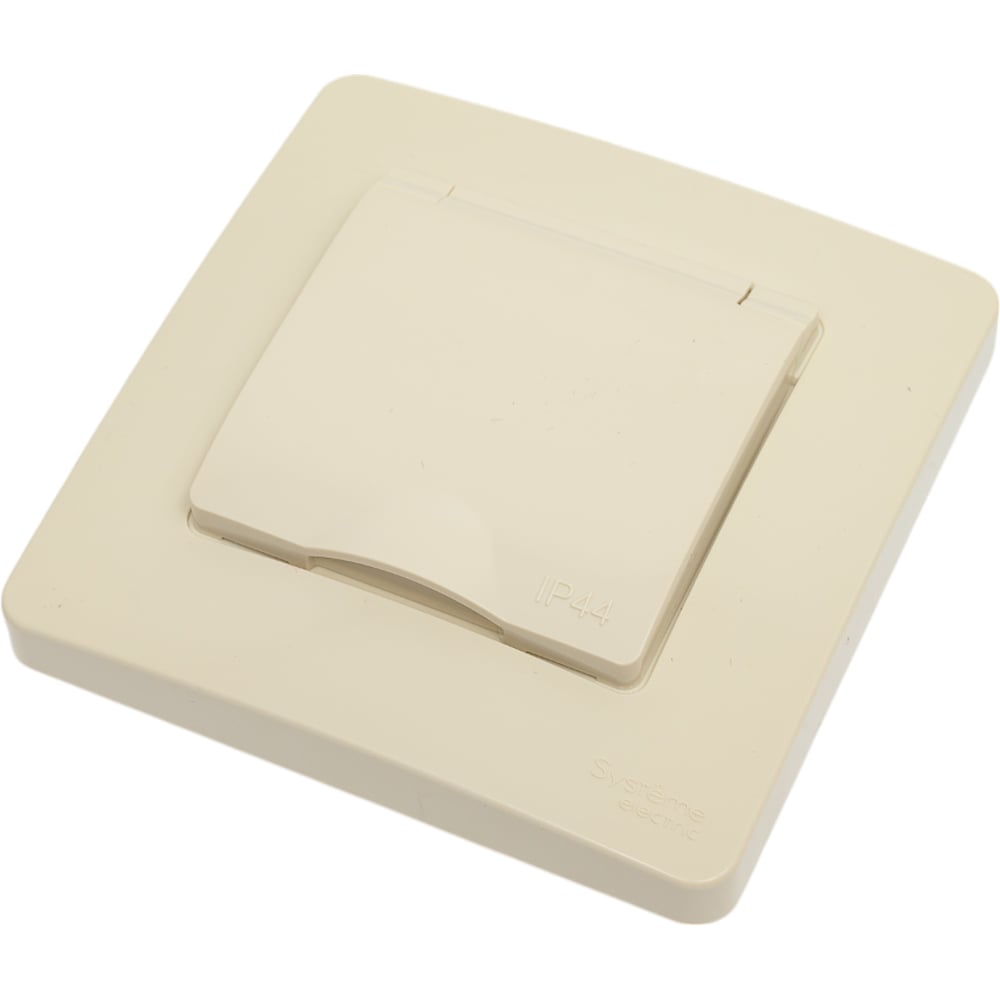 Изображение товара Розетка Systeme Electric Blanca для скрытой установки IP44 16А 250В бежевый