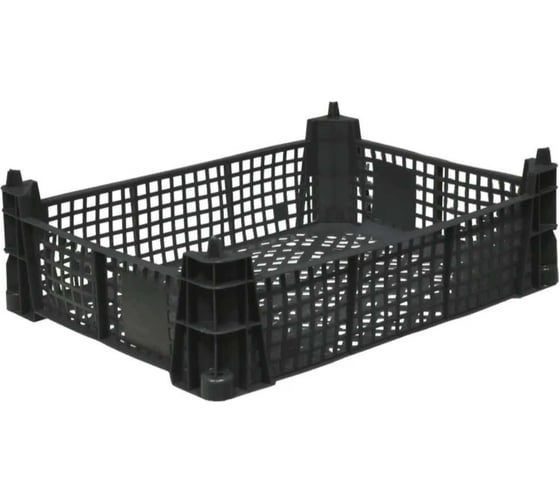 Изображение товара Ящик Дигрус 9 л, перфорированный, 400x300x110 мм, чёрный Я/ПЕР-9-Ч/Д