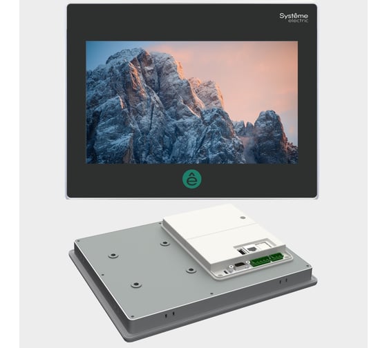 Изображение товара Панель оператора графическая Systeme Electric 10.1дюйм 1 порт Ethernet. металл SE HMISGU101ME