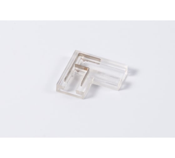 Изображение товара Коннектор угловой для монохромной светодиодной ленты FIBERLI УЛЛ-М8 24V, 8мм, IP20: лента/лента 12830101