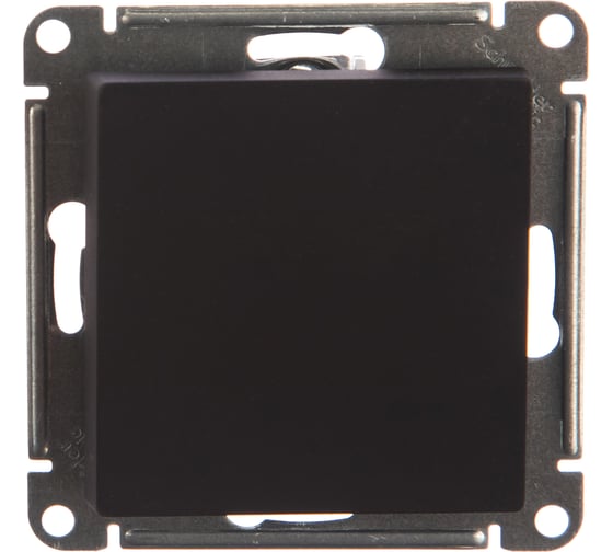 Изображение товара Переключатель Systeme Electric ATLASDESIGN, 1-клавишный, сх6, 10АХ, механизм, карбон, ATN001061