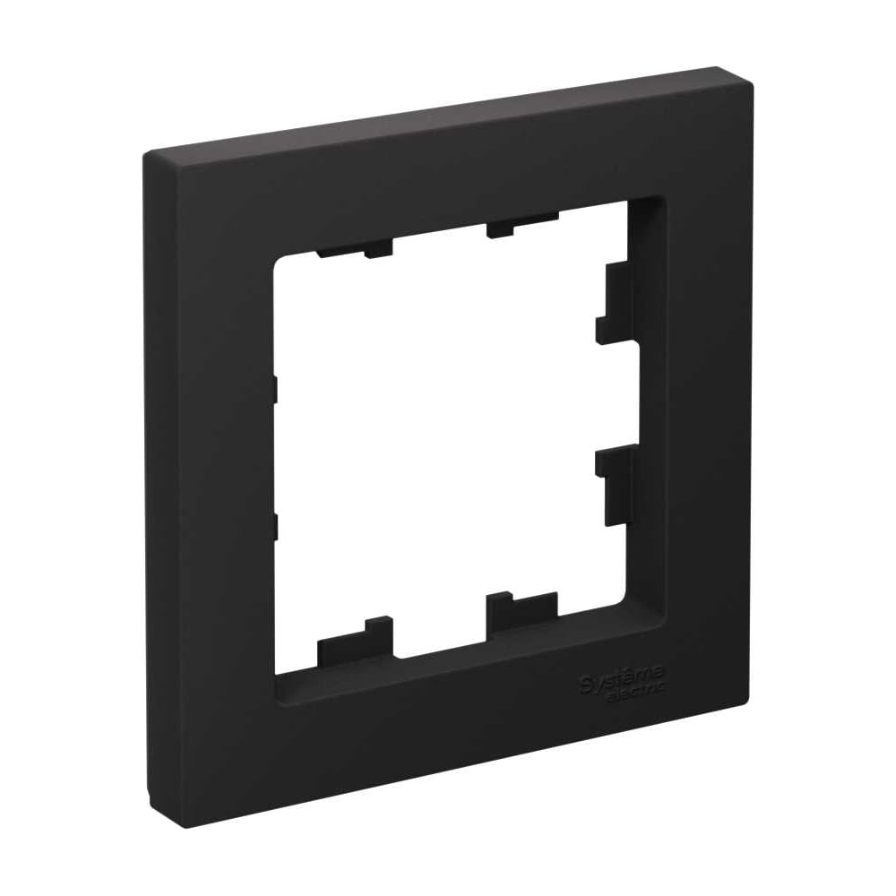 Изображение товара Рамка Systeme Electric ATLASDESIGN, карбон, 1-постовая