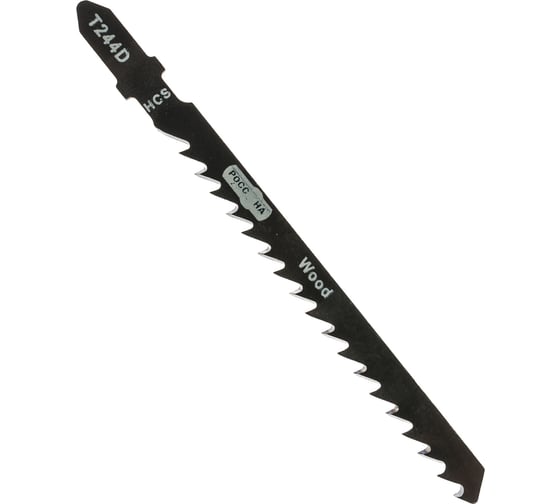 Изображение товара Пилки по дереву T244D HCS (2 шт; 100х75 мм) для лобзика РОССНА Р860555
