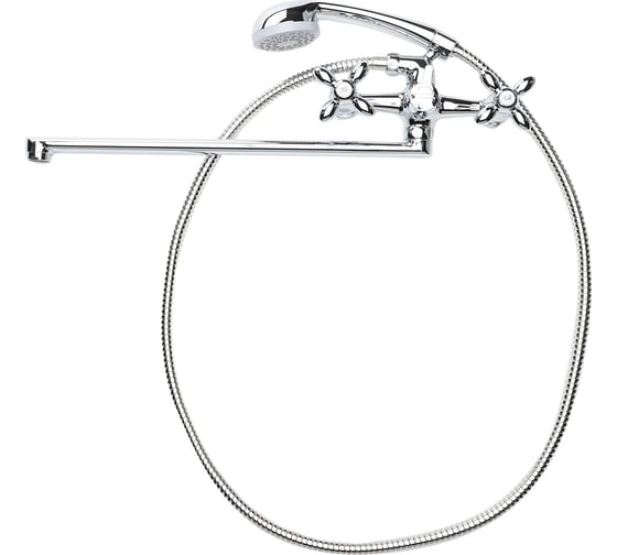 Изображение товара Универсальный смеситель для ванны Agger Retro хром A1921200