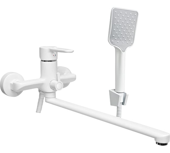 Изображение товара Смеситель для ванны универсальный Славен одноручный, белый СЛ-ОД-Т3Б