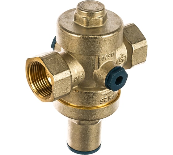 Изображение товара Редуктор давления STOUT PN25, вн/вн 3/4", с выходом под манометр SVS-1008-000020 RG008UB794VVQR