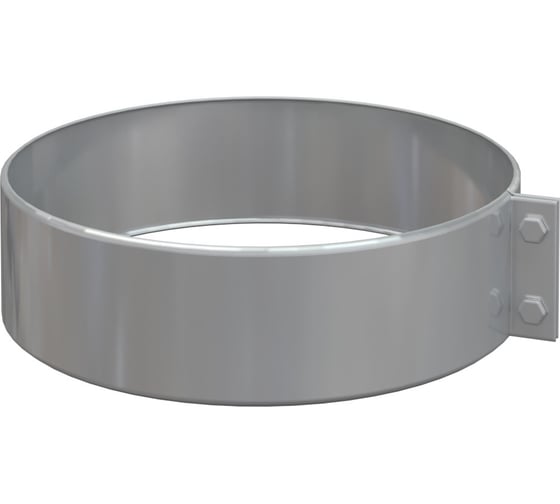 Изображение товара Хомут на болтах (150 мм, 70 мм, 304-0,5 мм) РОССТИН НФ-00001122