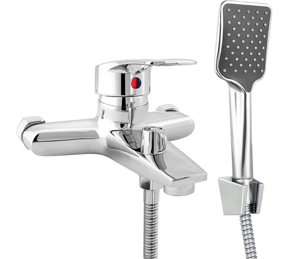 Изображение товара Смеситель для ванны с коротким литым изливом Славен дивертор поворотный, одноручный СЛ-ОД-Ц33