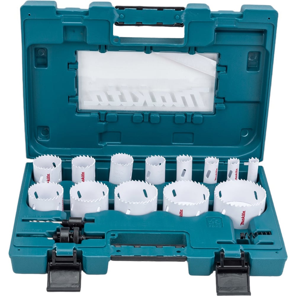 Изображение товара Набор коронок 13 шт Makita D-63993 - профессиональный комплект для сверления