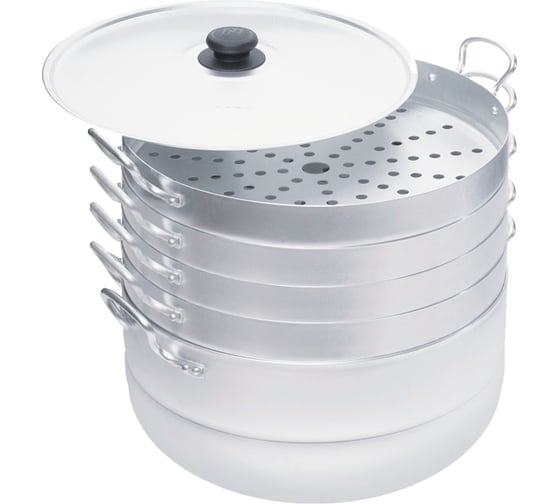 Изображение товара Манты-казан Калитва 13 л, с 4 сетками, d-34см, 5,4 кг готового продукта 22892